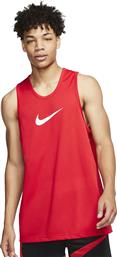 Nike Ανδρική Μπλούζα Dri-Fit Αμάνικη Κόκκινη από το Cosmos Sport