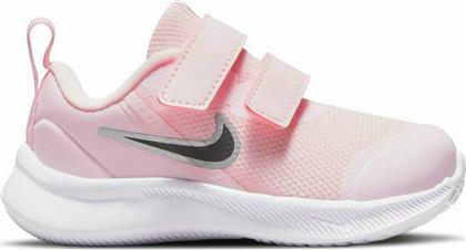 Nike Αθλητικά Παιδικά Παπούτσια Running Star Runner 3 με Σκρατς Pink Foam / Black