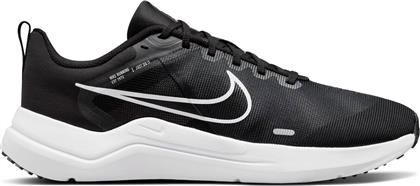 Nike Downshifter 12 Ανδρικά Αθλητικά Παπούτσια Running Black / White / Dark Smoke Grey / Pure Platinum από το E-tennis