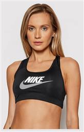 Nike Dri-Fit Swoosh Γυναικείο Αθλητικό Μπουστάκι Μαύρο από το Siontis Athletics