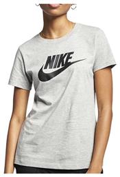 Nike Essential Γυναικείο Αθλητικό T-shirt Γκρι από το Spartoo