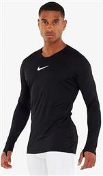 Nike First Layer Ανδρική Αθλητική Μπλούζα Μακρυμάνικη Dri-Fit Μαύρη