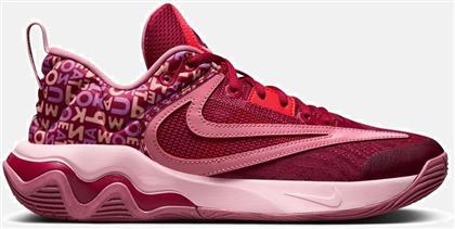 Nike Giannis Immortality 3 Χαμηλά Μπασκετικά Παπούτσια Noble Red / Desert Berry / Medium Soft Pink / Ice Peach