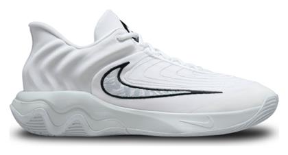 Nike Giannis Immortality 4 Χαμηλά Μπασκετικά Παπούτσια Λευκό / Pure Platinum / Μαύρο