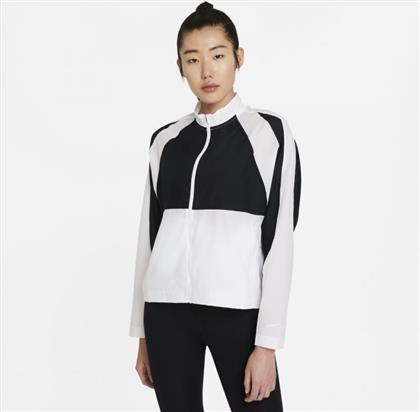 Nike Γυναικεία Ζακέτα με Φερμουάρ σε Λευκό Χρώμα από το MybrandShoes