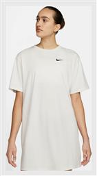 Nike Καλοκαιρινό Mini Αθλητικό Φόρεμα T-shirt Κοντομάνικο Λευκό από το Cosmossport