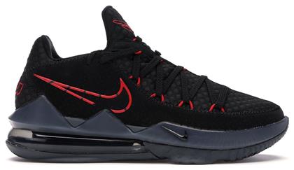 Nike LeBron 17 Low Ανδρικά Αθλητικά Παπούτσια Μπάσκετ Μαύρα από το Sneaker10