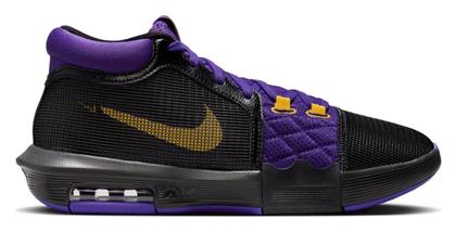 Nike LeBron Witness 8 Ψηλά Μπασκετικά Παπούτσια Μαύρο / Field Purple / University Gold από το Outletcenter