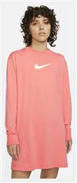 Nike Mini All Day Φόρεμα Βαμβακερό Ροζ