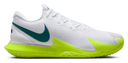 Nike Nikecourt Zoom Vapor Cage 4 Rafa Ανδρικά Παπούτσια Τένις για Σκληρά Γήπεδα White / Geode Teal / Volt από το E-tennis