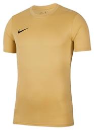 Nike Park VII Αθλητικό Ανδρικό T-shirt Dri-Fit Gold Μονόχρωμο