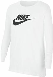 Nike Παιδική Χειμερινή Μπλούζα Μακρυμάνικη Λευκή