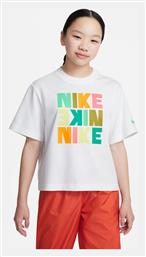 Nike Παιδικό T-shirt Λευκό από το SportsFactory