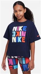 Nike Παιδικό T-shirt Navy Μπλε από το SportsFactory