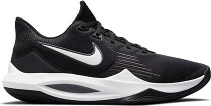 Nike Precision 5 Χαμηλά Μπασκετικά Παπούτσια Black / White / Anthracite