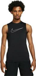 Nike Pro Ανδρική Μπλούζα Dri-Fit Αμάνικη Μαύρη από το SportsFactory