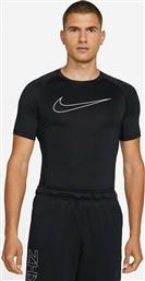 Nike Race Ανδρικό T-shirt Dri-Fit Μαύρο με Λογότυπο από το SportsFactory