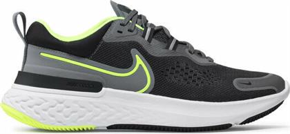 Nike React Miler 2 Ανδρικά Αθλητικά Παπούτσια Running Smoke Grey / Volt / Black