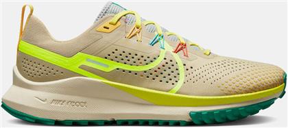 Nike React Pegasus Trail 4 Ανδρικά Αθλητικά Παπούτσια Trail Running Team Gold / Baltic Blue / Stadium Green / Volt