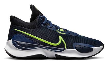 Nike Renew Elevate 3 Χαμηλά Μπασκετικά Παπούτσια Black / Volt / Midnight Navy / White από το Z-mall