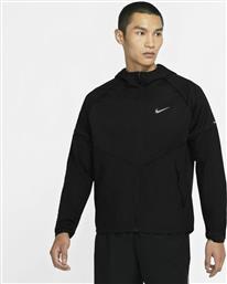 Nike Repel Miller Ανδρικό Χειμωνιάτικο Μπουφάν Αντιανεμικό Μαύρο από το SportsFactory