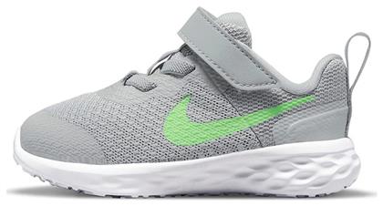 Nike Revolution Light Smoke Grey / Dark Smoke Grey / Chrome / Green Strike