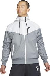 Nike Sportswear Ανδρικό Μπουφάν Bomber Αντιανεμικό White / Grey από το Zakcret Sports