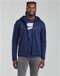 Nike Sportswear Tech Ανδρική Φούτερ Ζακέτα με Κουκούλα και Τσέπες Navy Μπλε