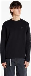 Nike Sportswear Tech Fleece Ανδρική Μπλούζα Μακρυμάνικη Μαύρη