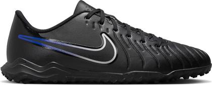 Nike Tiempo Legend 10 Club TF Χαμηλά Ποδοσφαιρικά Παπούτσια με Σχάρα Μαύρα