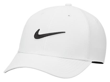 Nike U Dri-fit Club Cap Ανδρικό Jockey Λευκό από το MybrandShoes