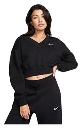 Nike W Nsw Γυναικεία Αθλητική Fleece Μπλούζα Μακρυμάνικη Μαύρο από το Outletcenter