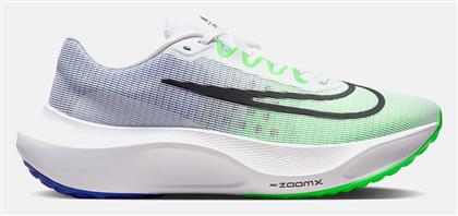 Nike Zoom Fly 5 Ανδρικά Αθλητικά Παπούτσια Running Λευκό / Green Strike / Racer Blue / Μαύρο από το Zakcret Sports