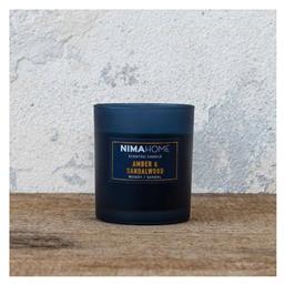 Nima Αρωματικό Κερί σε Βάζο Amber & Sandalwood 180gr