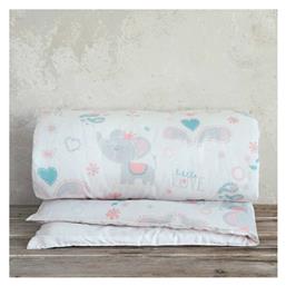 Nima Little Love Βρεφικό Κουβερλί Βαμβακερό Λευκό 100x140cm από το Designdrops