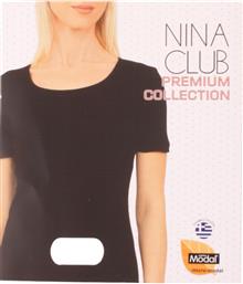 Nina Club Κοντομάνικο Μπεζ Γυναικείο Φανελάκι από το Closet22