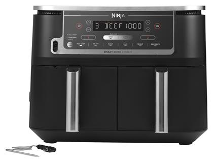 Ninja Foodi MAX Dual Zone Air Fryer με Διπλό Αποσπώμενο Κάδο 9.5lt Μαύρο