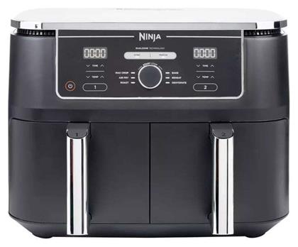 Ninja Foodi Max Dual Zone Air Fryer με Διπλό Αποσπώμενο Κάδο 9.5lt Μαύρο