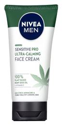 Nivea Sensitive Pro Ultra Calming 24ωρη Ενυδατική Ανδρική Κρέμα Προσώπου για Ευαίσθητες Επιδερμίδες με Κάνναβη 75ml