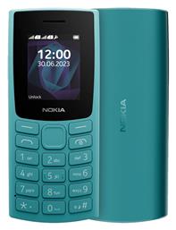 Nokia 105 (2023) Dual SIM Κινητό με Κουμπιά (Ελληνικό Μενού) Cyan