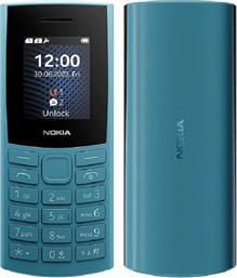 Nokia 105 4G (2023) Dual SIM Κινητό με Κουμπιά (Ελληνικό Μενού) Μπλε