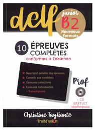 NOUVEAU DELF JUNIOR B2 10 EPREUVES COMPLETES PROFESSEUR