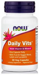 Now Foods Daily Vits Βιταμίνη 30 φυτικές κάψουλες