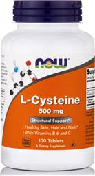 Now Foods L-Cysteine 500mg 100 ταμπλέτες από το Pharm24