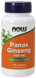 Now Foods Panax Ginseng 500mg 100 κάψουλες από το Pharm24