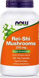 Now Foods Rei-Shi Mushrooms 270mg 100 κάψουλες