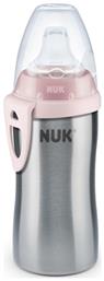 Nuk Action Cup Εκπαιδευτικό Μπιμπερό Πλαστικό Ροζ 12m+ 230ml