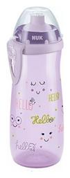 Nuk First Choice Sports Cup Εκπαιδευτικό Μπιμπερό Πλαστικό Hello Purple για 36m+ 450ml