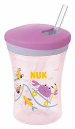 Nuk Παιδικό Ποτηράκι ''Action Cup'' από Πλαστικό Ροζ 230ml για 12m+ από το Pharm24