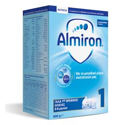 Nutricia Γάλα σε Σκόνη Almiron 1 για 0m+ 600gr από το Pharm24